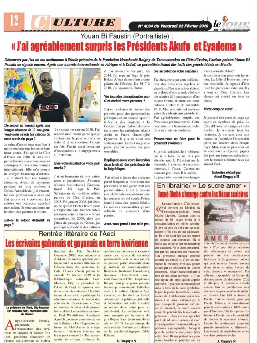 LE JOUR N°4034 - CULTURE