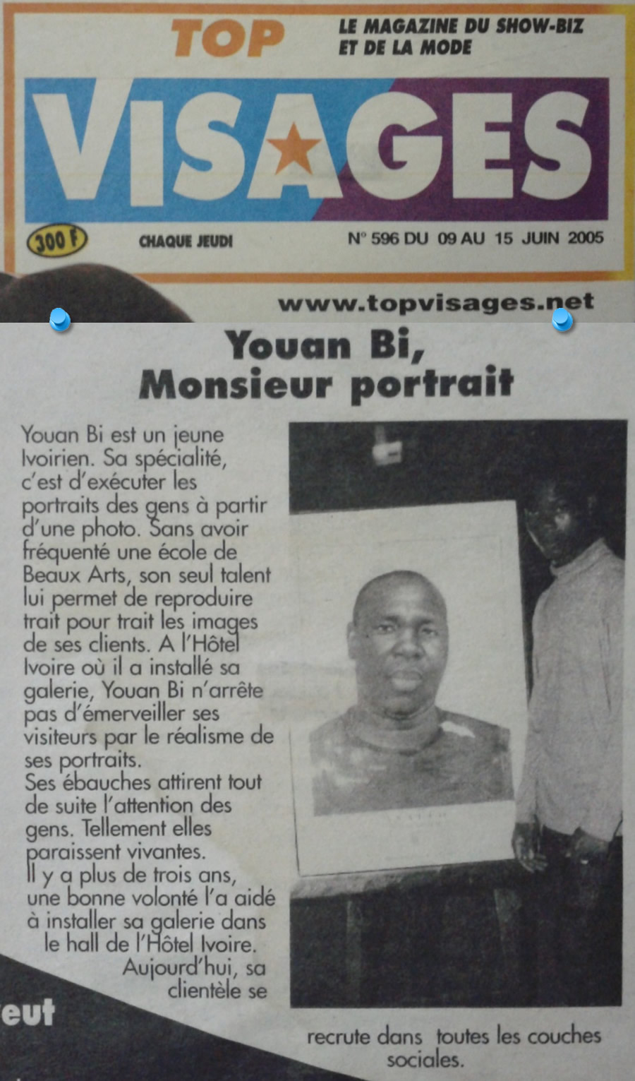 YOUAN BI, MONSIEUR PORTRAIT